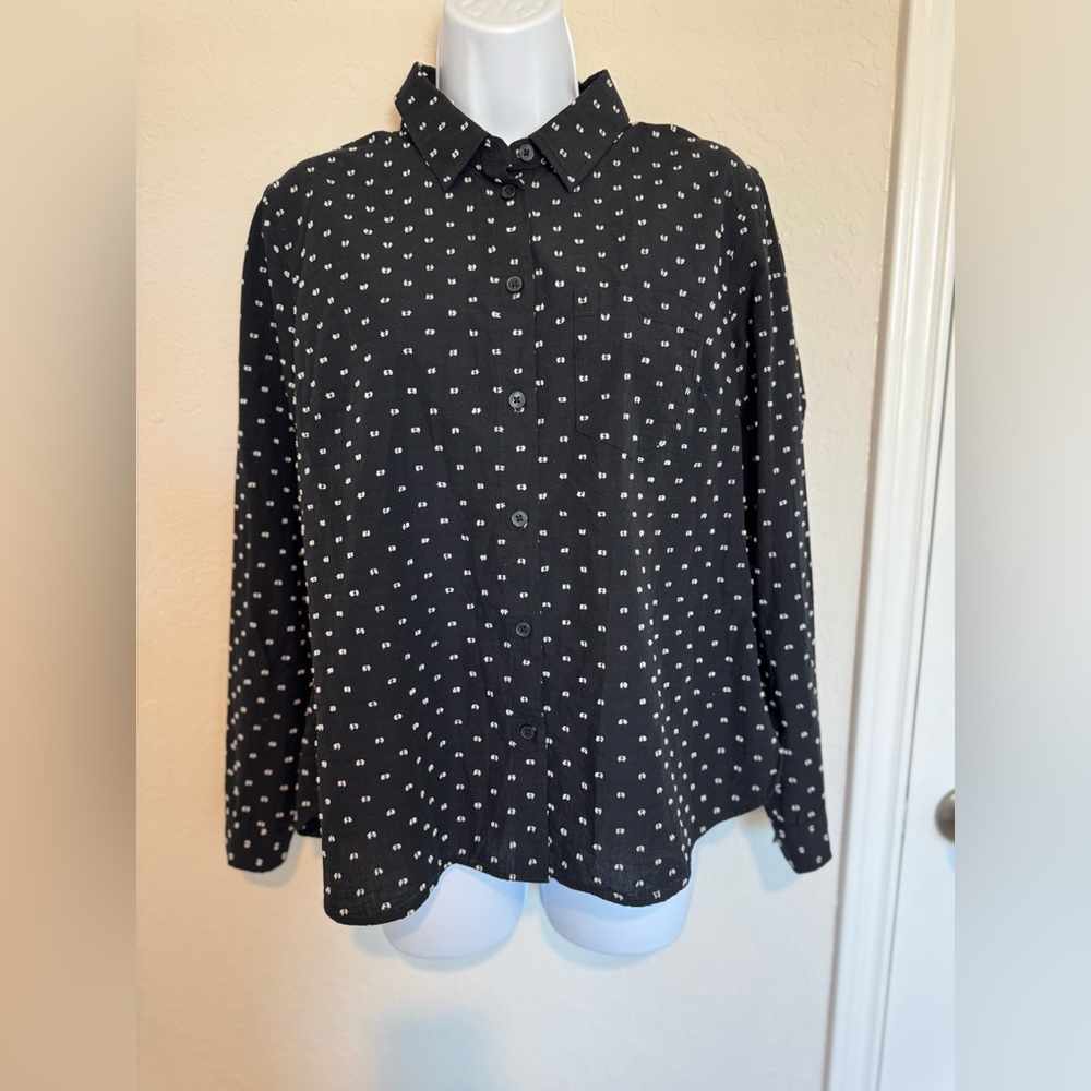 Black Button Down
